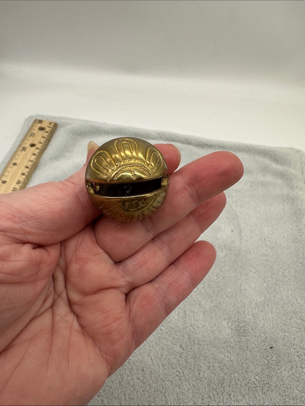 Weavers Hiker’s Solid Brass #1 Bell with Swivel Snap NEW - Picture 4 of 5